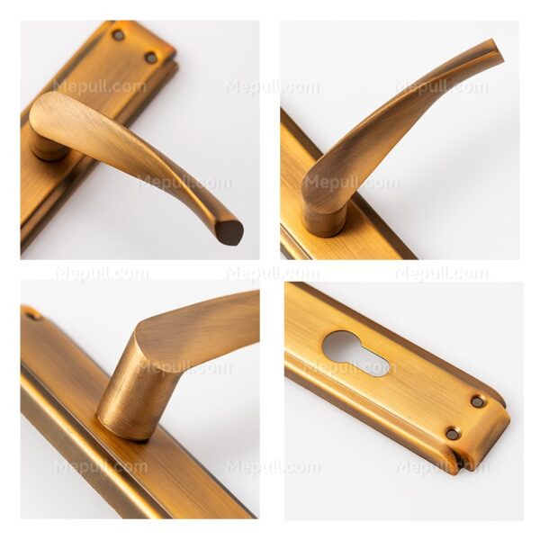 85mm bathroom door handles With Backplate 85208 726 3