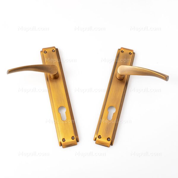 85mm bathroom door handles With Backplate 85208 726 4