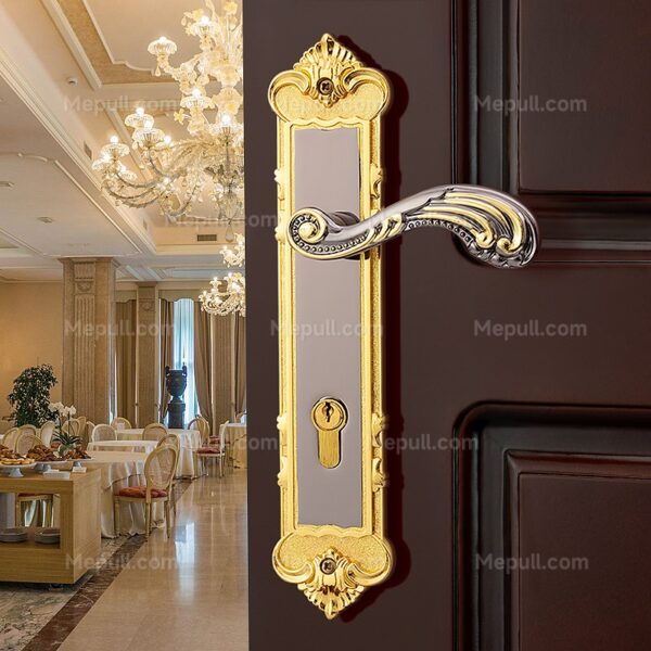 Aluminum Plate Style Door Handle 8507 911 2