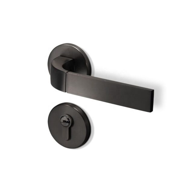 matt black internal door handles