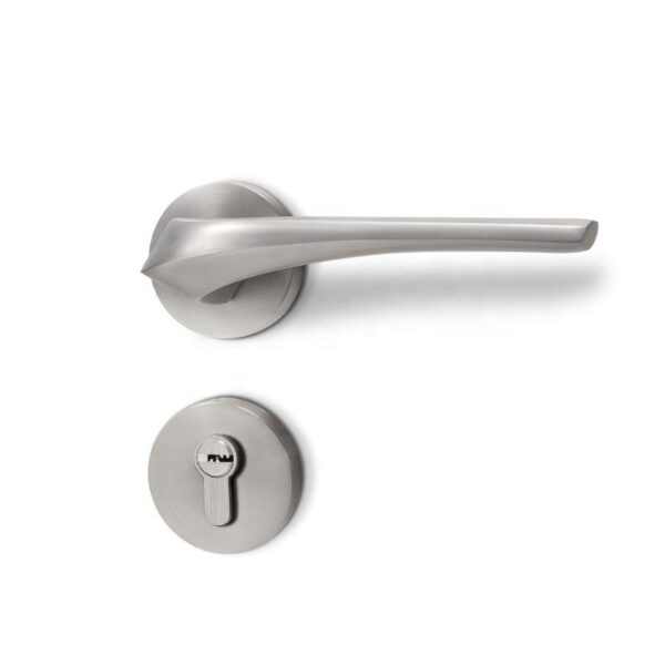 silver door handles