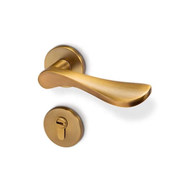 brushed copper door handles