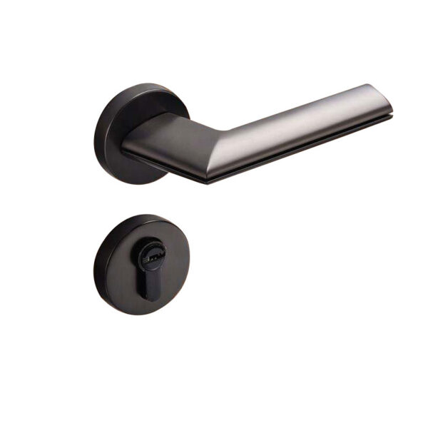 black internal door handles