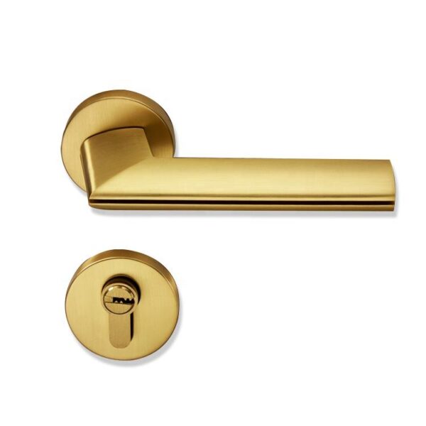 satin brass internal door handle