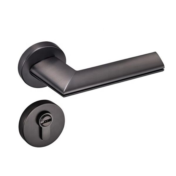 black privacy door handles