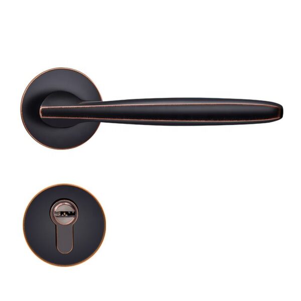 oil rubbed bronze lever door handle