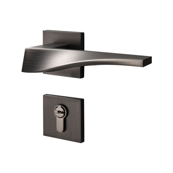 satin black nickel door handles