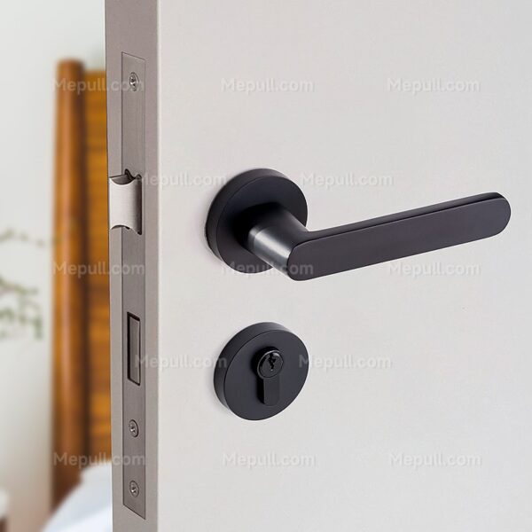 handle on Rose With Lock Modern Z52 9393 4