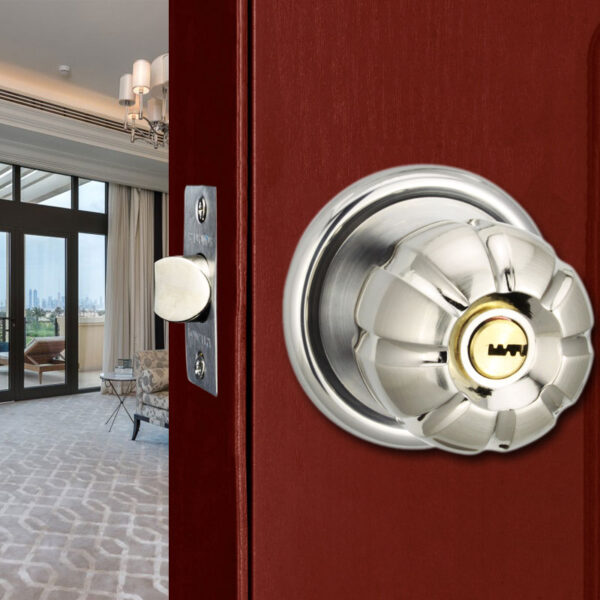 Satin Nickel Finish Entry Knob