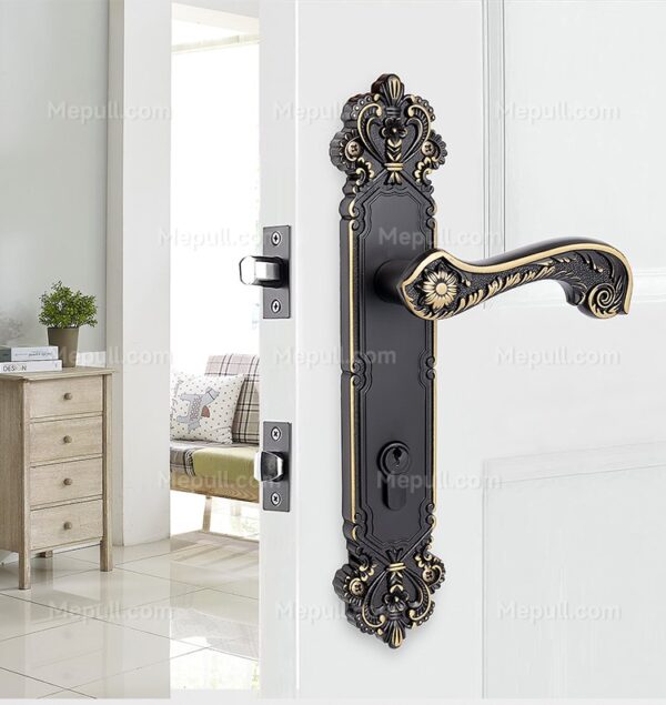 Black Door Handles With Locks Wholesale 85433 4131 2