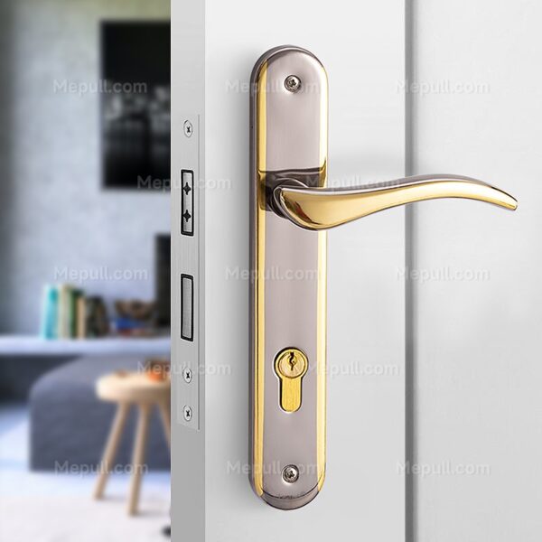 Elegantly Curved Interior Aluminum Door Handle 85204 9204 2