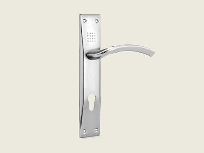 brushed nickel door handle